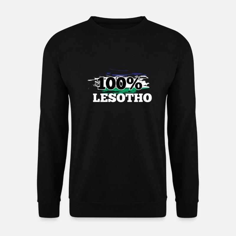 Lesotho - Unisex Pullover - Schwarz