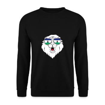 Liberia - Unisex Sweatshirt - black - Front - Alina (178cm) & Michal (187cm)