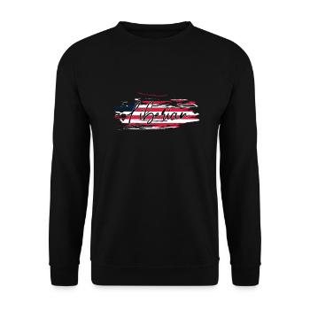 Liberia - Unisex Sweatshirt - black - Front - Alina (178cm) & Michal (187cm)
