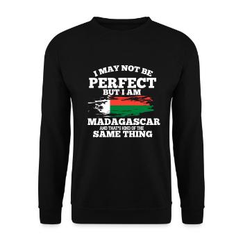 Madagaskar - Unisex Pullover - Schwarz - Vorne - Alina (178cm) & Michal (187cm)