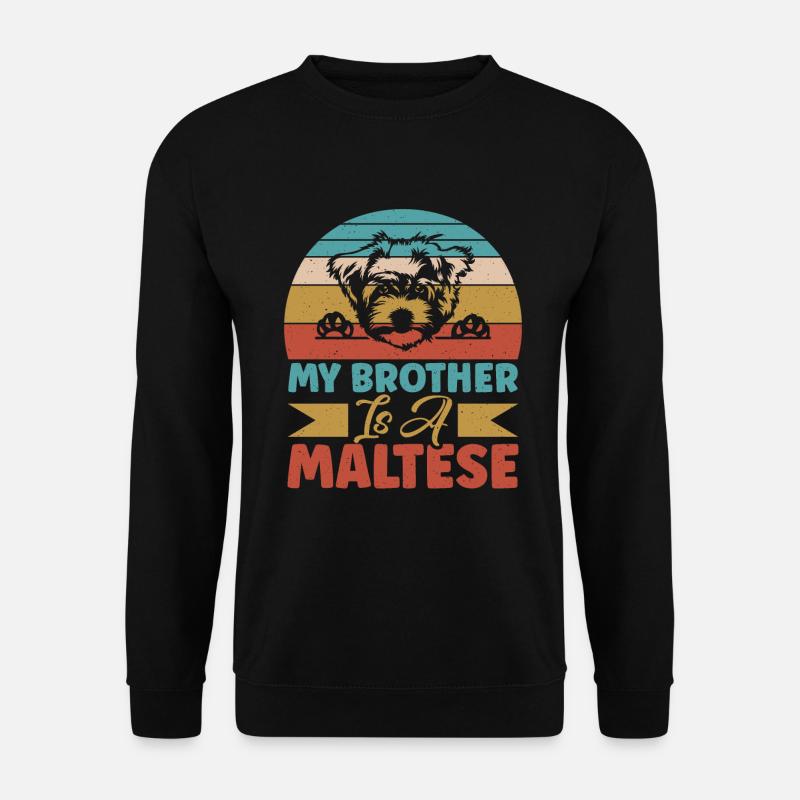 Cadeaux de propriétaire maltais - Sweat-shirt Unisexe - noir