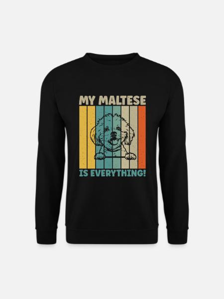 Maltese Owner Gifts - Unisex Sweatshirt - black