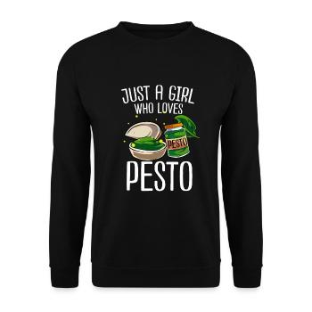 Pesto - Unisex Pullover - Schwarz - Vorne - Alina (178cm) & Michal (187cm)