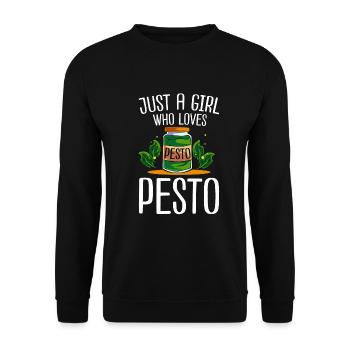 Pesto - Unisex Pullover - Schwarz - Vorne - Alina (178cm) & Michal (187cm)