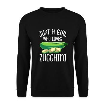 Zucchini - Unisex Pullover - Schwarz - Vorne - Alina (178cm) & Michal (187cm)