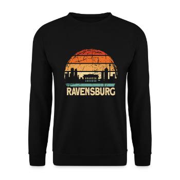 Ravensburg - Unisex Pullover - Schwarz - Vorne - Alina (178cm) & Michal (187cm)