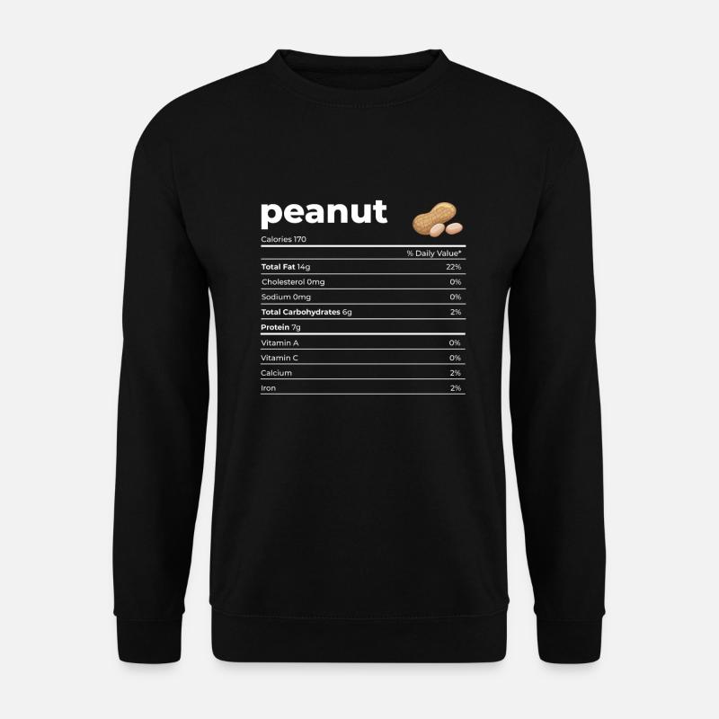 Nutrion Facts Peanut - Unisex Sweatshirt - black