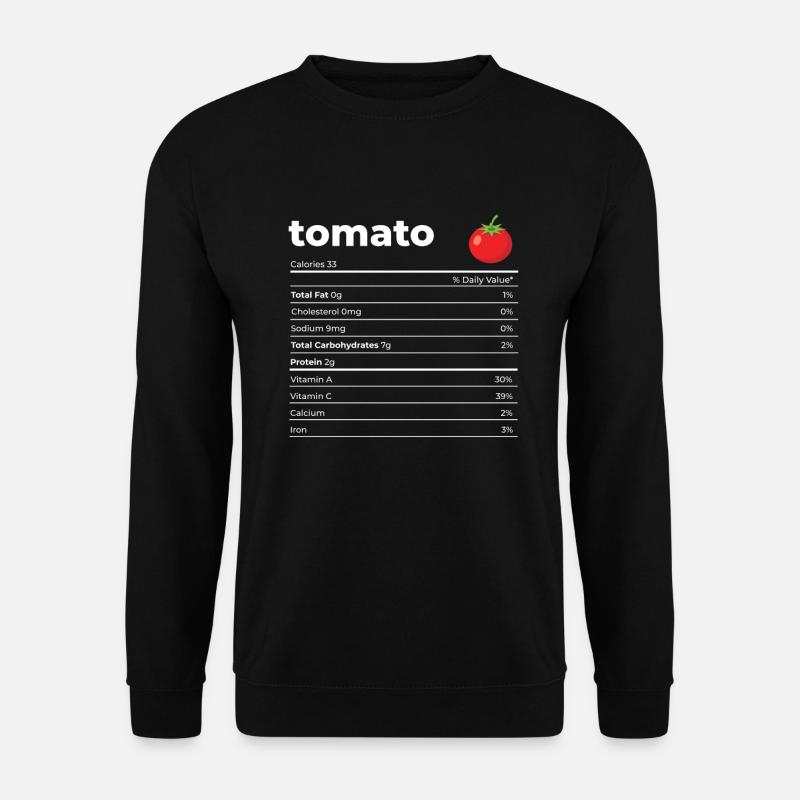 Nutritional Information Tomato - Unisex Sweatshirt - black