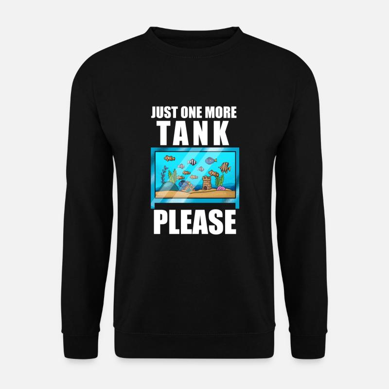 Aquarium Fisch Geschenk - Unisex Pullover - Schwarz