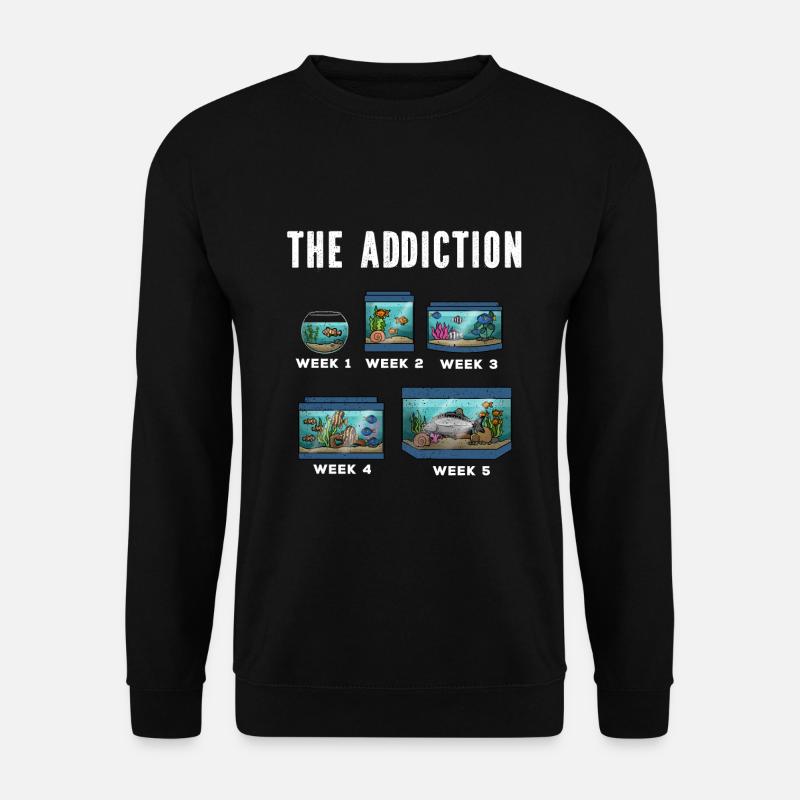 Cadeau de poisson d’aquarium - Sweat-shirt Unisexe - noir