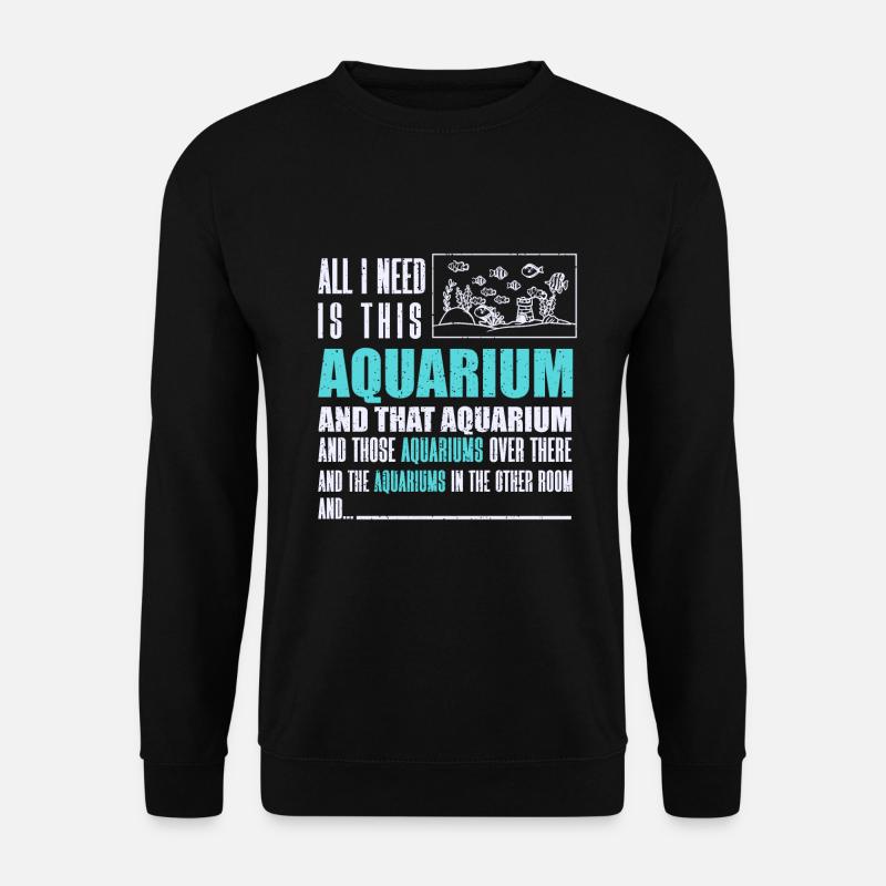 Aquarium Fish Gift - Unisex Sweatshirt - black