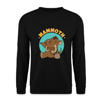 Mammoth - Unisex Sweatshirt - black - Front - Alina (178cm) & Michal (187cm)