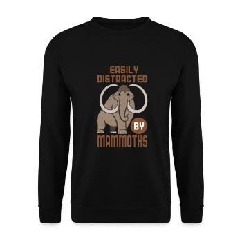 Mammoth - Unisex Sweatshirt - black - Front - Alina (178cm) & Michal (187cm)