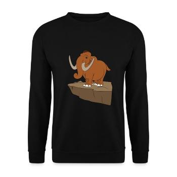 Mammouth - Sweat-shirt Unisexe - noir - Devant - Alina (178cm) & Michal (187cm)