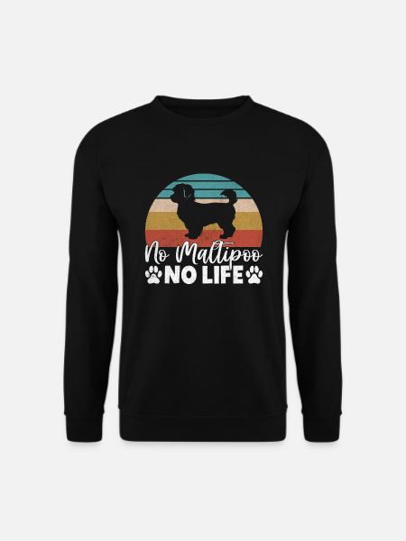 Maltipoo Gifts - Unisex Pullover - Schwarz