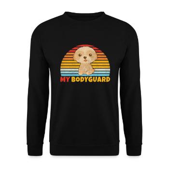 Cadeaux Maltipoo - Sweat-shirt Unisexe - noir - Devant - Alina (178cm) & Michal (187cm)