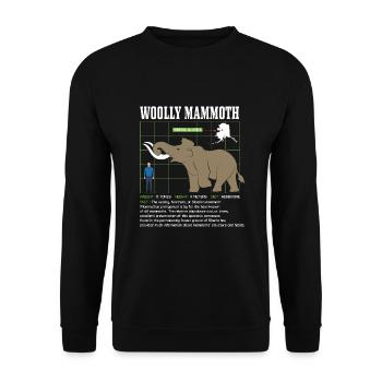 Mammoth - Unisex Sweatshirt - black - Front - Alina (178cm) & Michal (187cm)