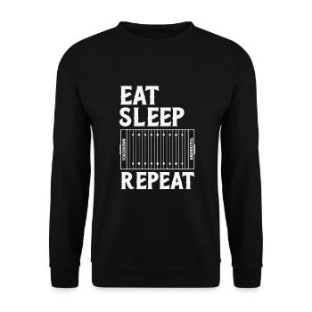 Football américain - Sweat-shirt Unisexe - noir - Devant - Alina (178cm) & Michal (187cm)