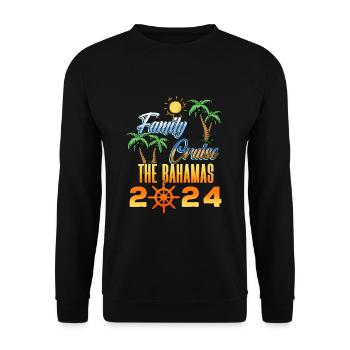 Cruise Cruise Ship Gift - Unisex Sweatshirt - black - Front - Alina (178cm) & Michal (187cm)