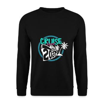 Cruise Cruise Ship Gift - Unisex Sweatshirt - black - Front - Alina (178cm) & Michal (187cm)