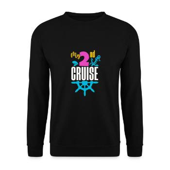 Cruise Cruise Ship Gift - Unisex Sweatshirt - black - Front - Alina (178cm) & Michal (187cm)