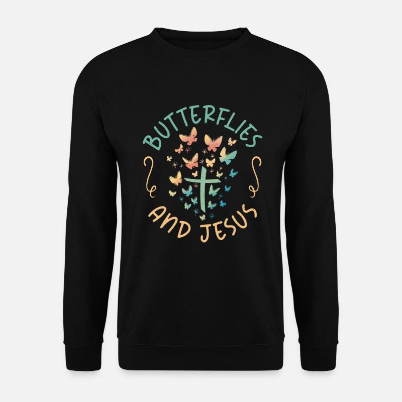 Butterfly Lover Gifts - Unisex Sweatshirt - black