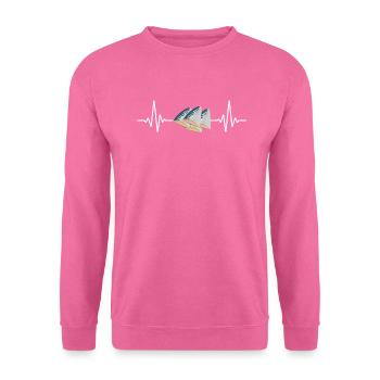 Mackrel Mackrel Saltwater Fish Fishing - Unisex Sweatshirt - pink - Front