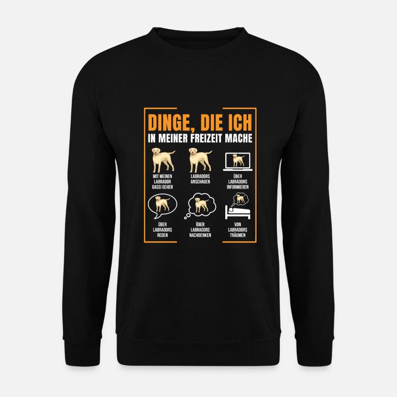 Labrador - Unisex Pullover - Schwarz