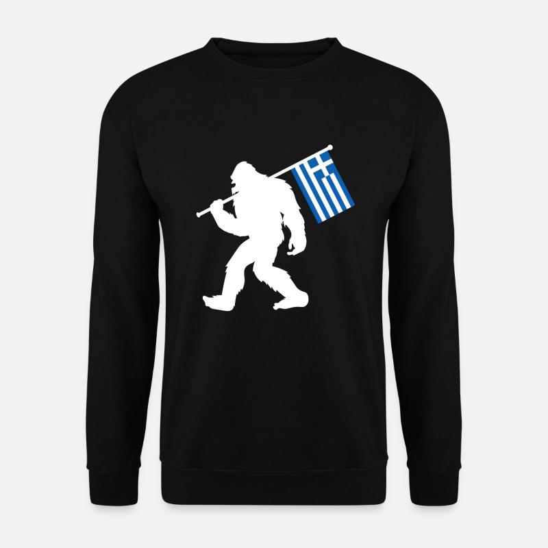 Griechenland Bigfoot - Unisex Pullover - Schwarz