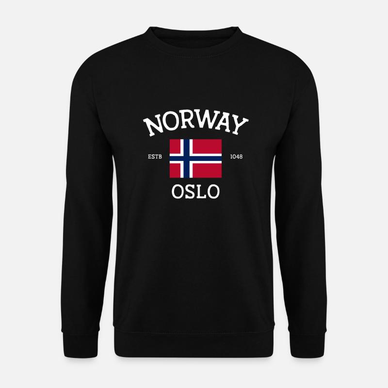 Norvège - Sweat-shirt Unisexe - noir