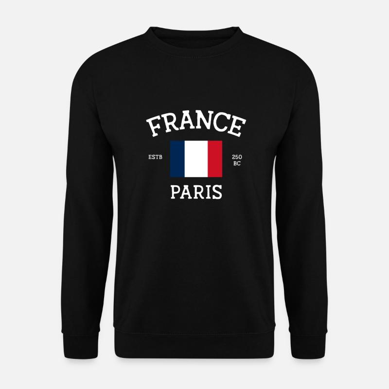 Frankreich - Unisex Pullover - Schwarz