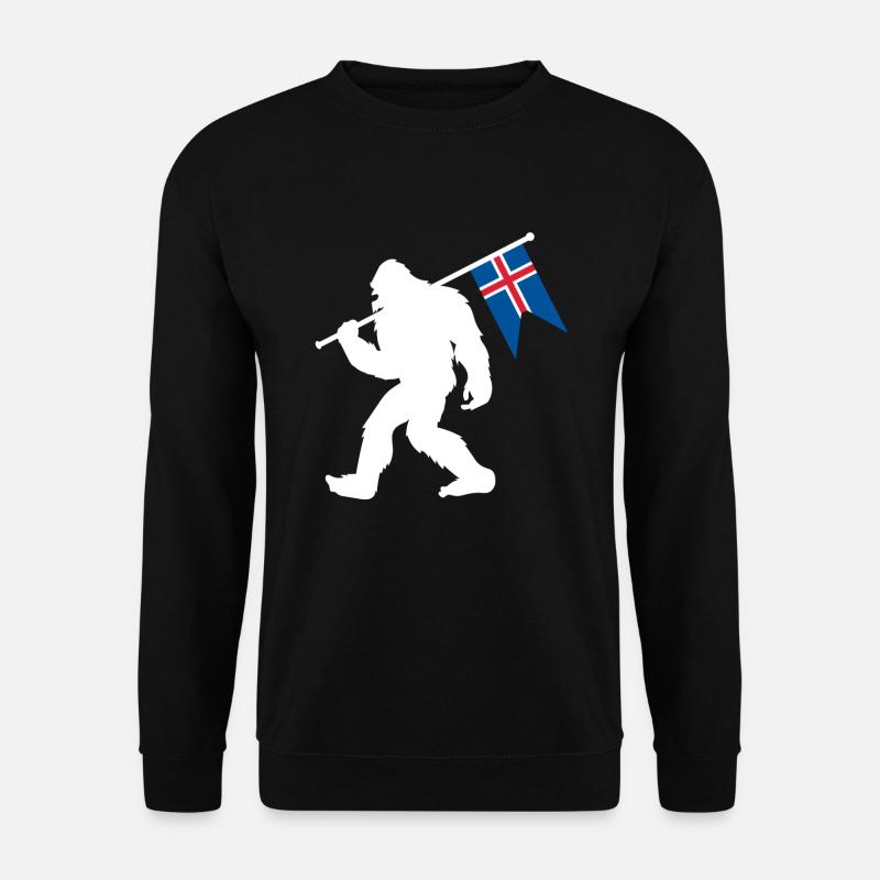 Island Bigfoot - Unisex Pullover - Schwarz