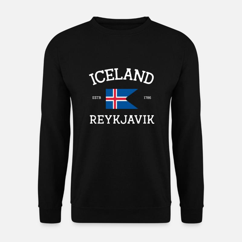 Iceland - Unisex Sweatshirt - black