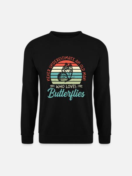 Butterfly Lover Gifts - Unisex Sweatshirt - black