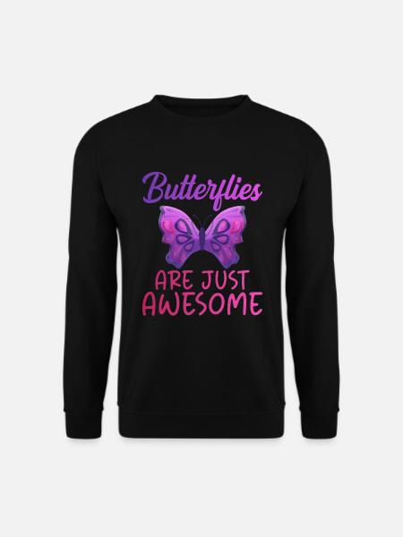 Butterfly Lover Gifts - Unisex Sweatshirt - black