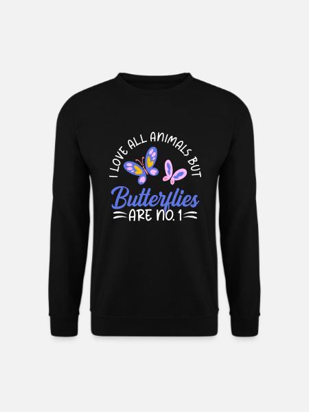 Butterfly Lover Gifts - Unisex Sweatshirt - black