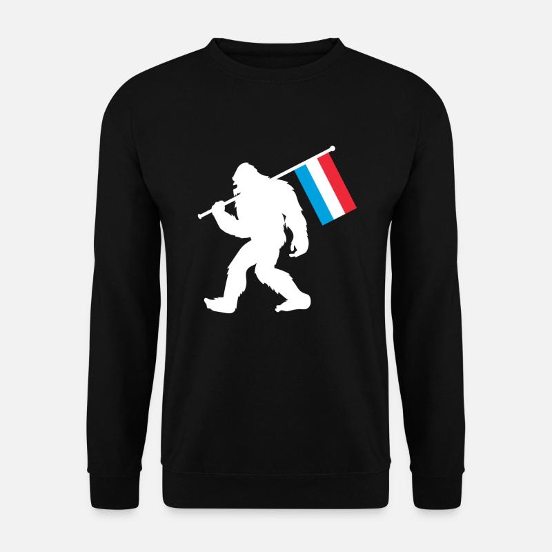 Luxemburg Bigfoot - Unisex Pullover - Schwarz