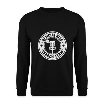 Frisbee Golf Disc Golf - Unisex Sweatshirt - black - Front - Alina (178cm) & Michal (187cm)