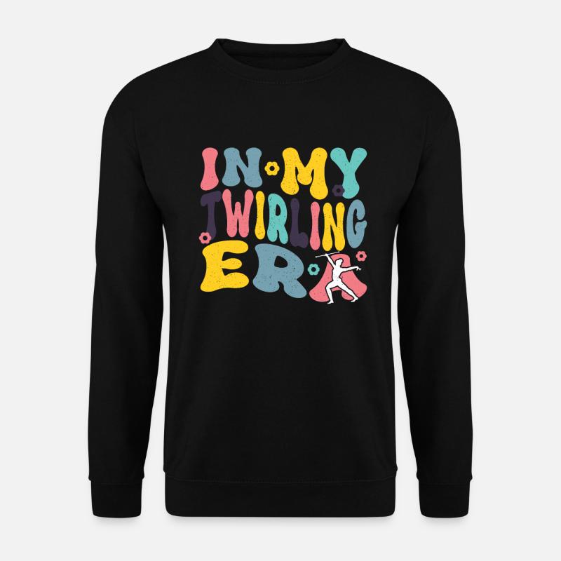 Baton Twirling Baton Twirler Gift - Unisex Sweatshirt - black