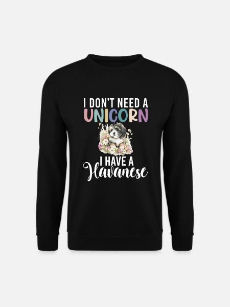 Gifts for Havanese Dog Lovers - Unisex Pullover - Schwarz
