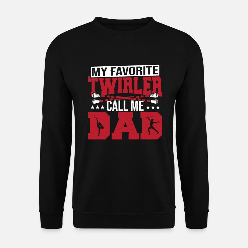 Baton Twirling Baton Twirler Geschenk - Unisex Pullover - Schwarz