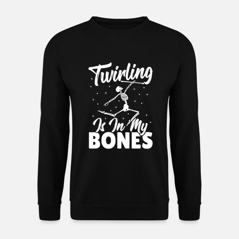 Baton Twirling Baton Twirler Gift - Unisex Sweatshirt - black