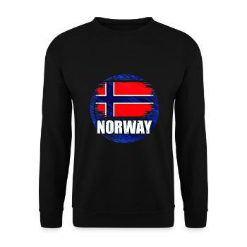 Norwegen - Unisex Pullover - Schwarz - Vorne - Alina (178cm) & Michal (187cm)