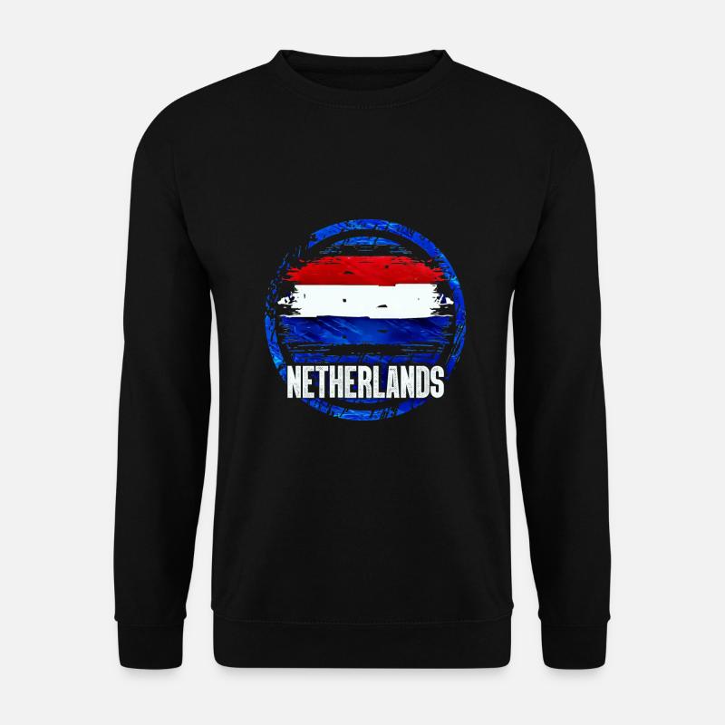 Niederlande - Unisex Pullover - Schwarz