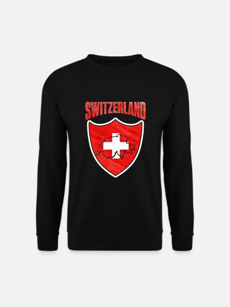 Switzerland - Unisex Sweatshirt - black