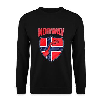 Norvège - Sweat-shirt Unisexe - noir - Devant - Alina (178cm) & Michal (187cm)