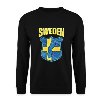 Suède - Sweat-shirt Unisexe - noir - Devant - Alina (178cm) & Michal (187cm)