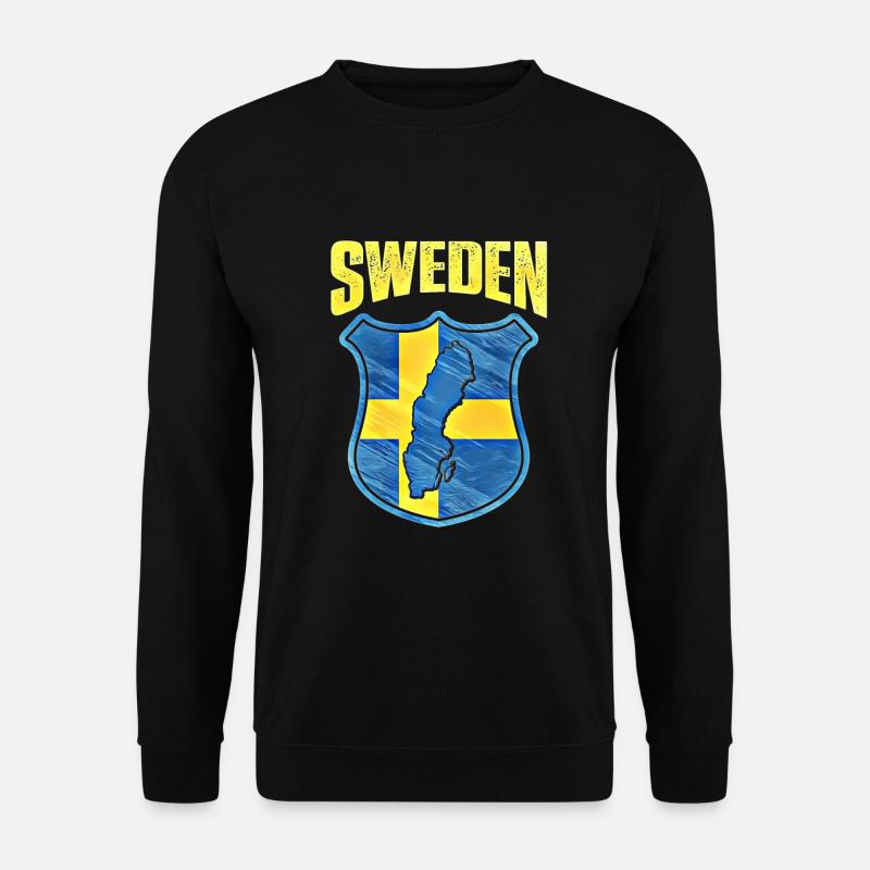Schweden - Unisex Pullover - Schwarz