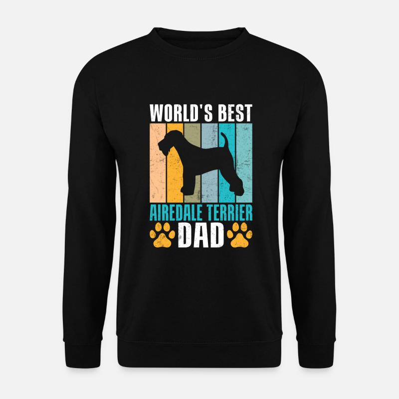 Cadeaux Airedale Terrier - Sweat-shirt Unisexe - noir