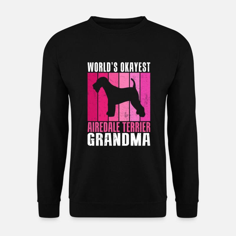 Cadeaux Airedale Terrier - Sweat-shirt Unisexe - noir